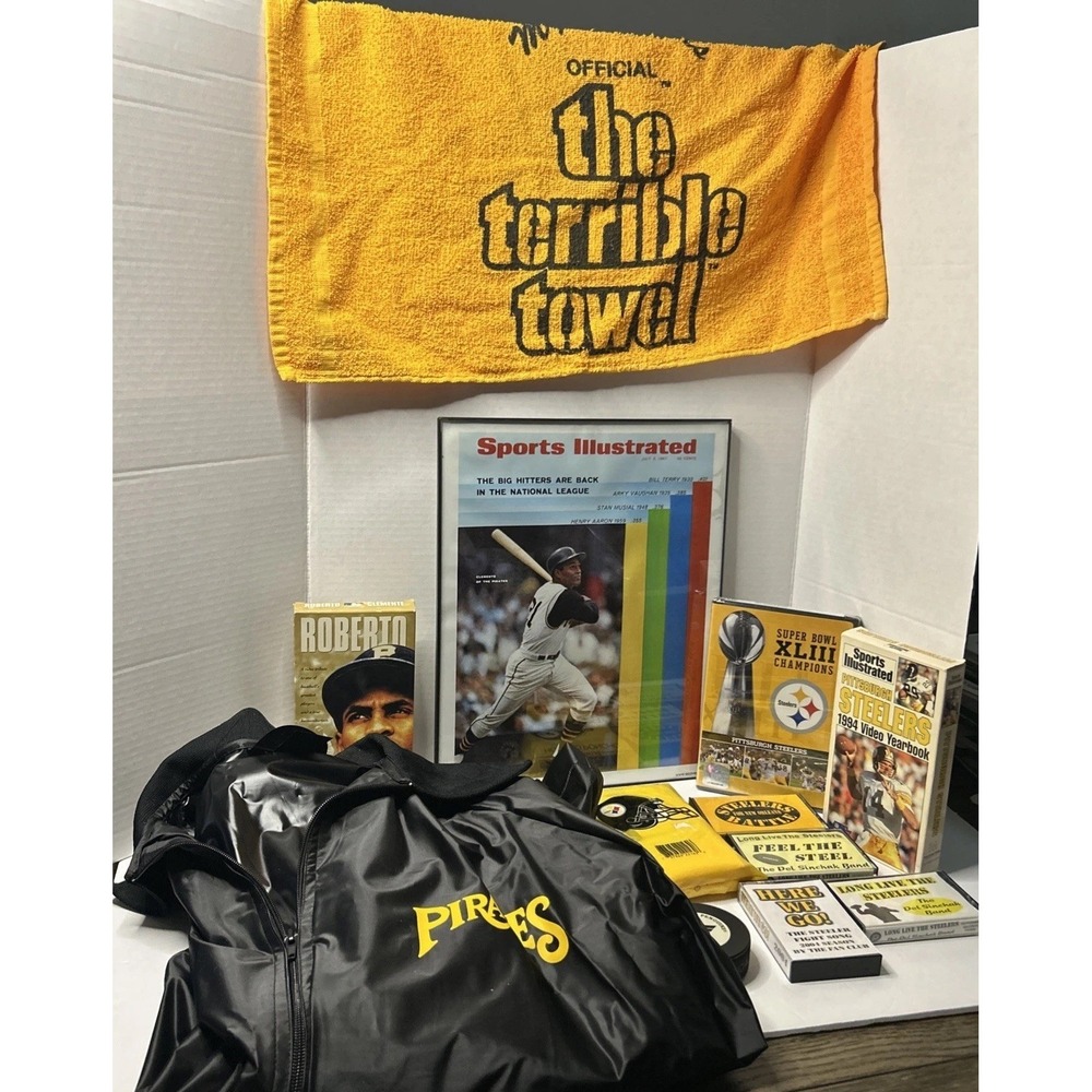 Pittsburgh Sports Vintage memorabilia Lot 12 Pieces